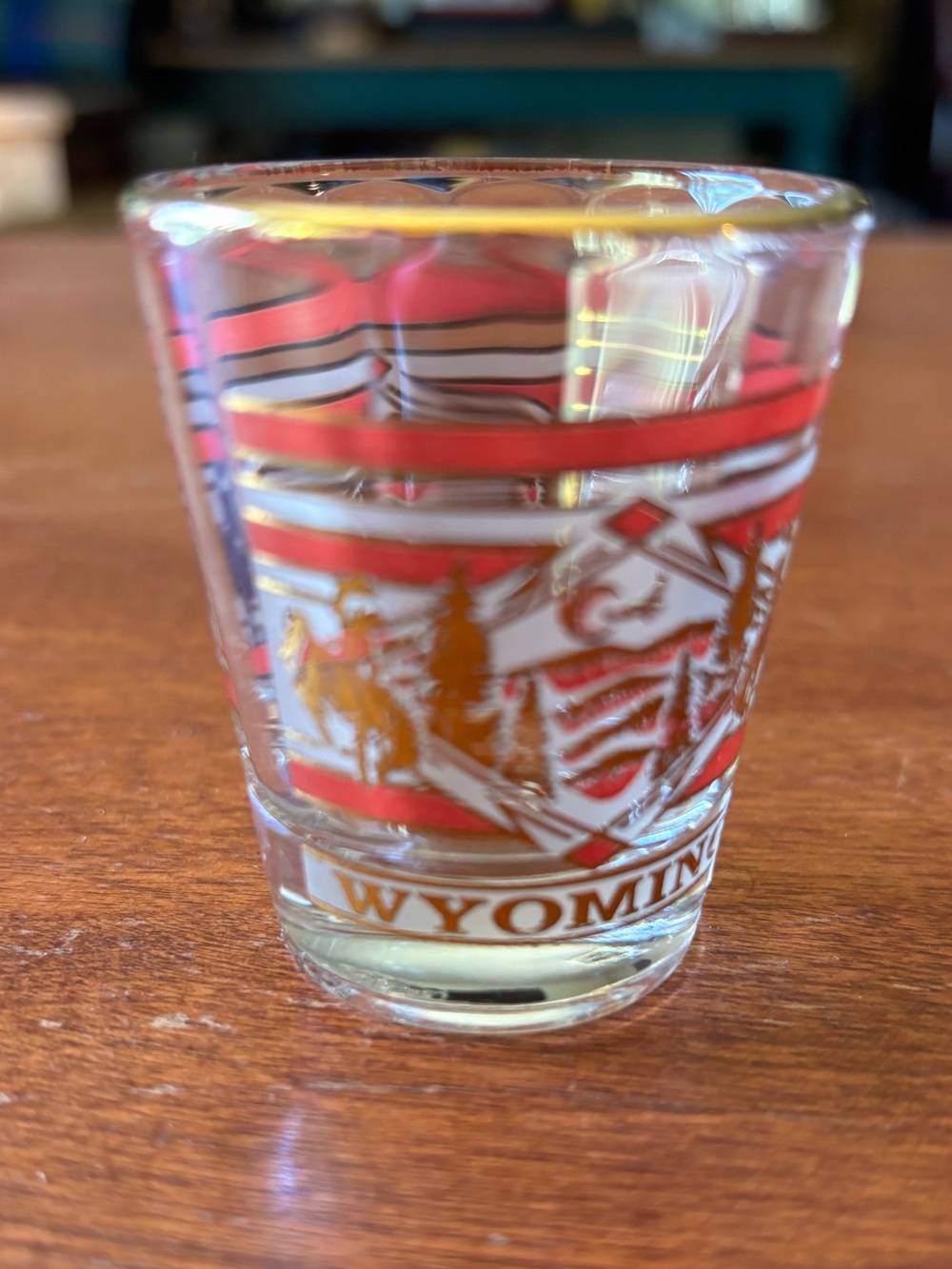 Wyoming State Collectible Shot Glass